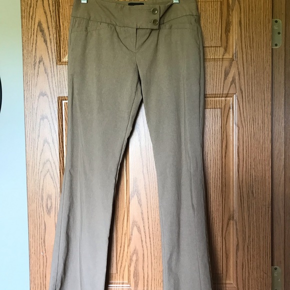 Sz 4 Limited Drew fit dark khaki dress slacks - Picture 1 of 4